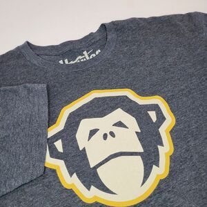 Howler Bros Gray Monkey Logo Mens L Crew Neck T-Shirt Heed The Call‎